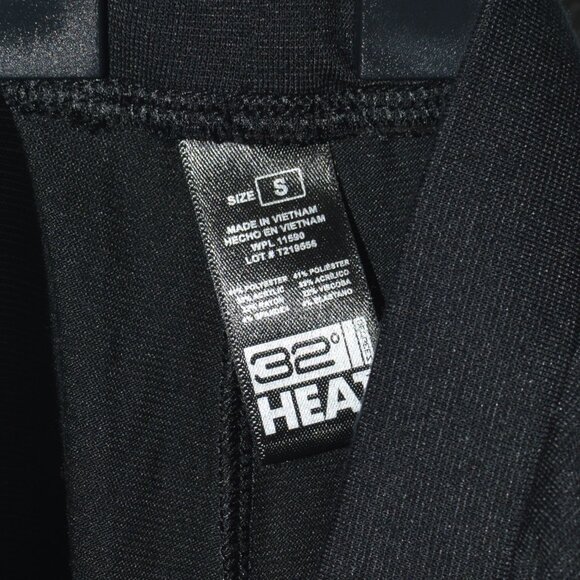 Womens 32 Degrees Heat Black Base Layer Pants Size S - Picture 3 of 3